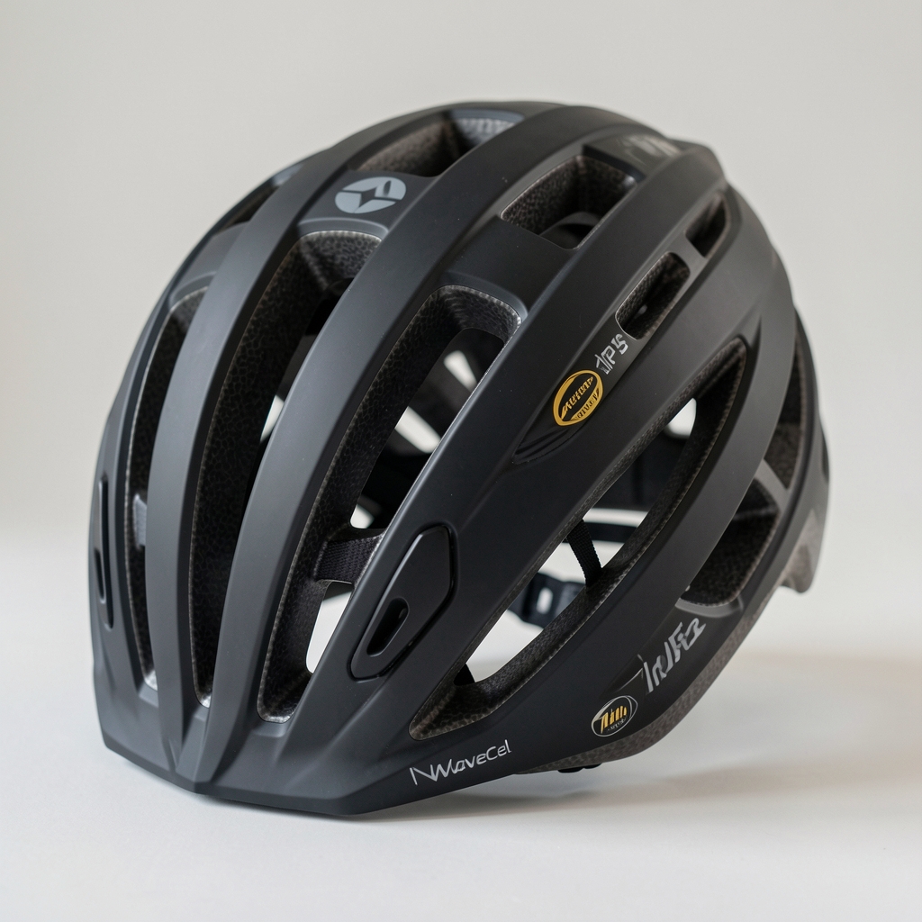 Cască ciclism urban Bontrager Specter WaveCel neagră cu tehnologie de absorbție șocuri WaveCel, ventilație optimizată și protecție MIPS