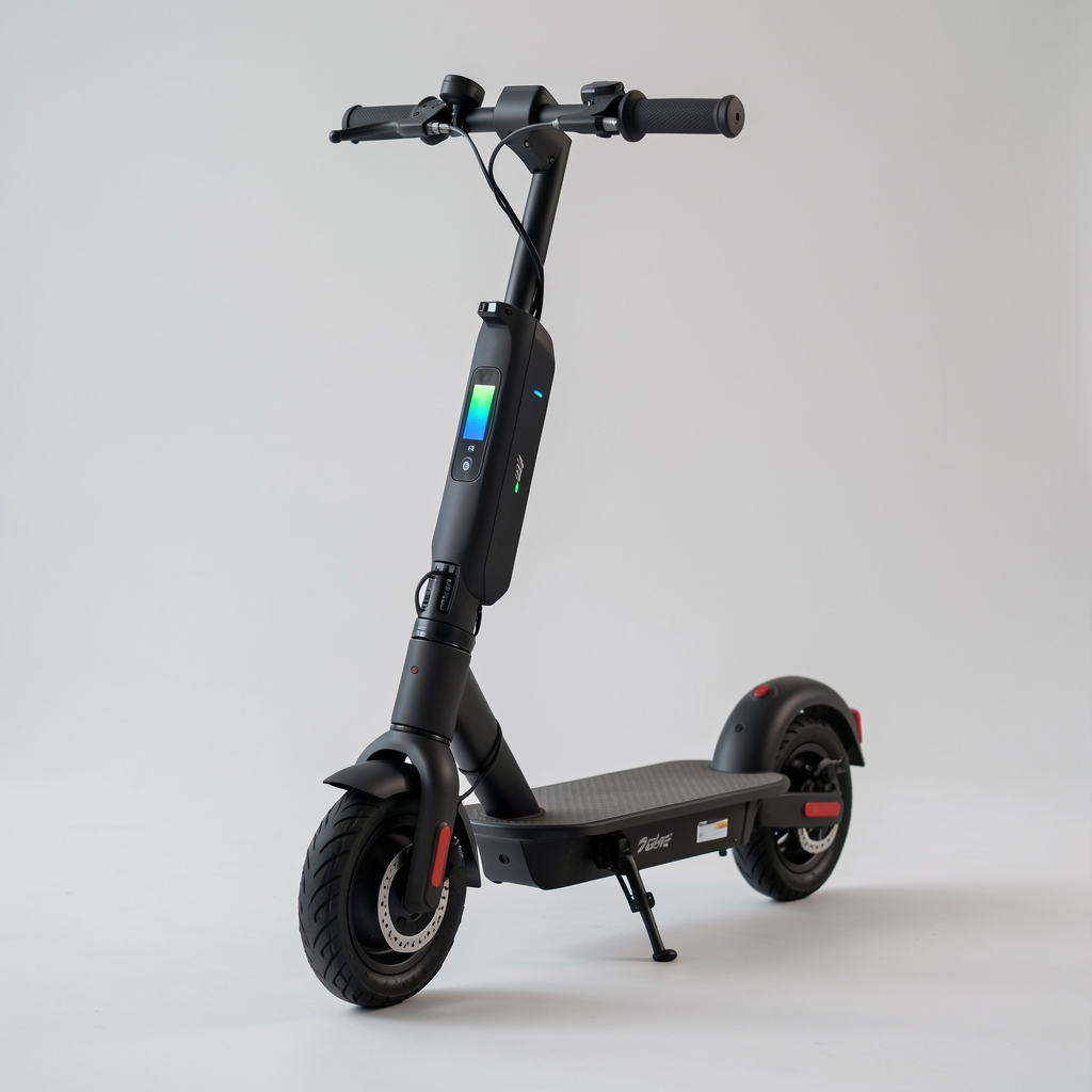 Trotineta electrica Segway Ninebot F40E negru cu motor 450W, autonomie 40km, display LED color, greutate 16kg